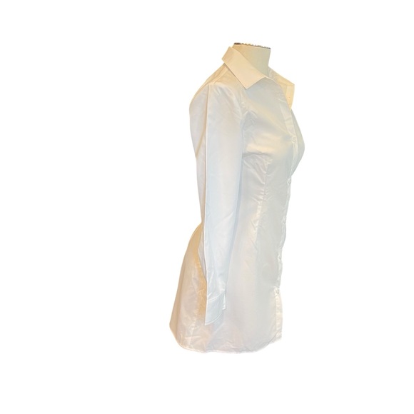 Cider Corset Lace Up Back Detail Fitted Shirt Mini Dress - Picture 4 of 8